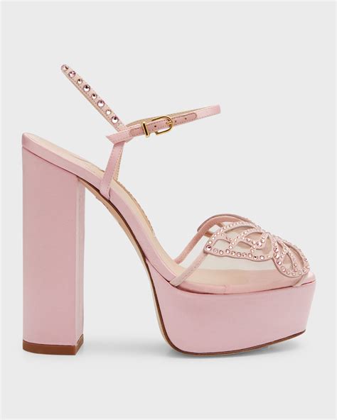 gucci butterfly platform sandals.